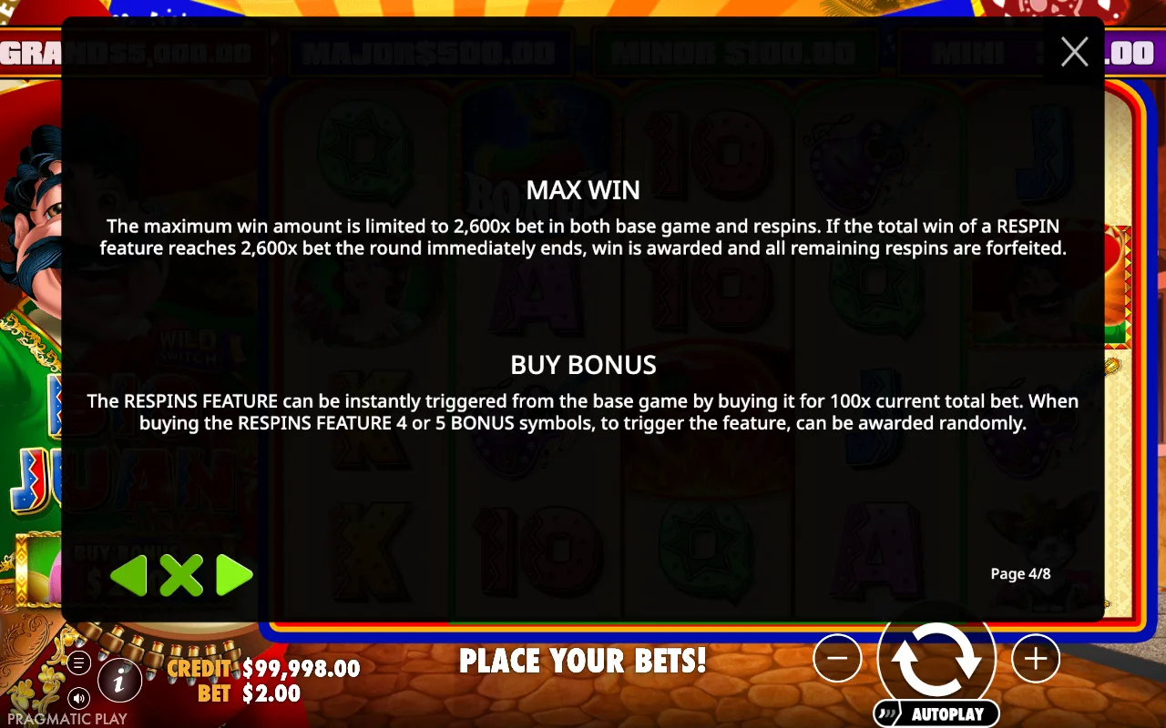 Max win — Big Juan