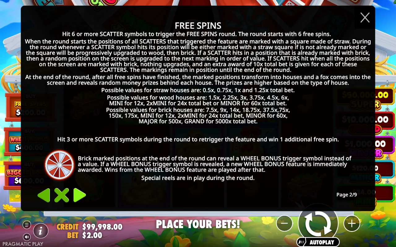 Free spins — Bigger Barn House Bonanza