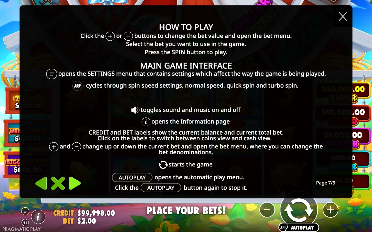 How to play — Bigger Barn House Bonanza