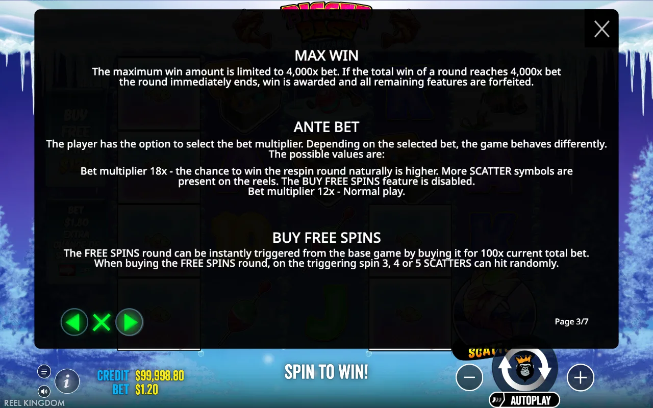 Max win — Bigger Bass Blizzard Christmas Catch