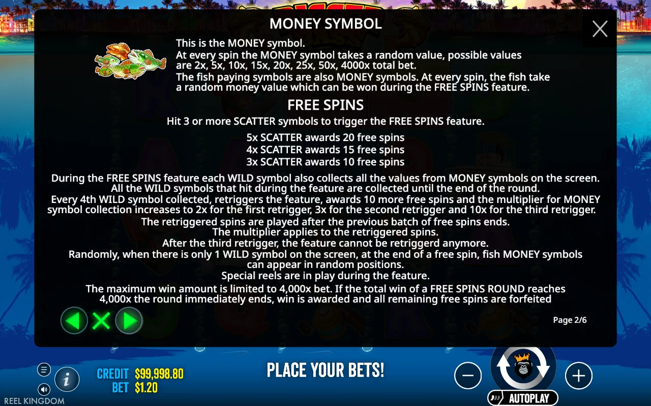 Free spins — Bigger Bass Bonanza