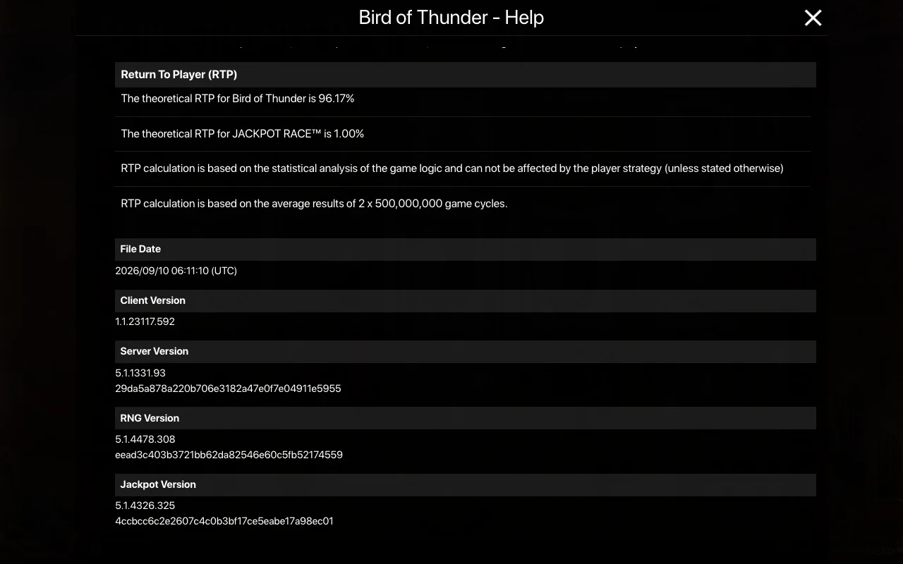 Game rules, page 2 — Bird of Thunder