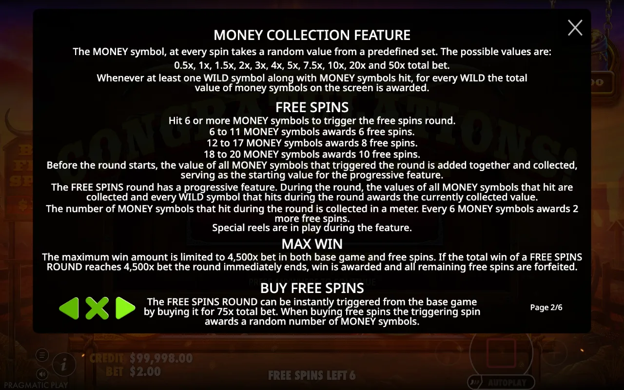 Money collection feature — Black Bull