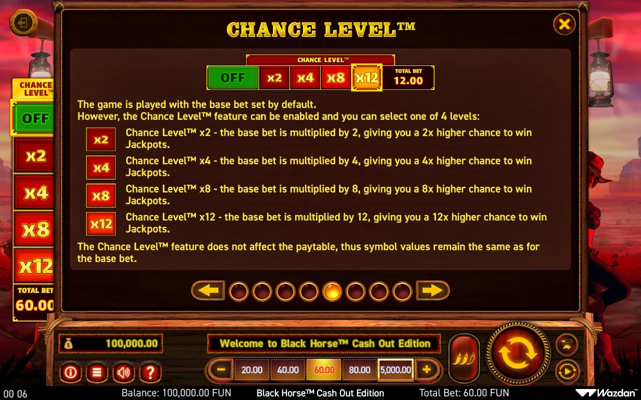 Game rules, page 5 — Black Horse Cash Out Edition