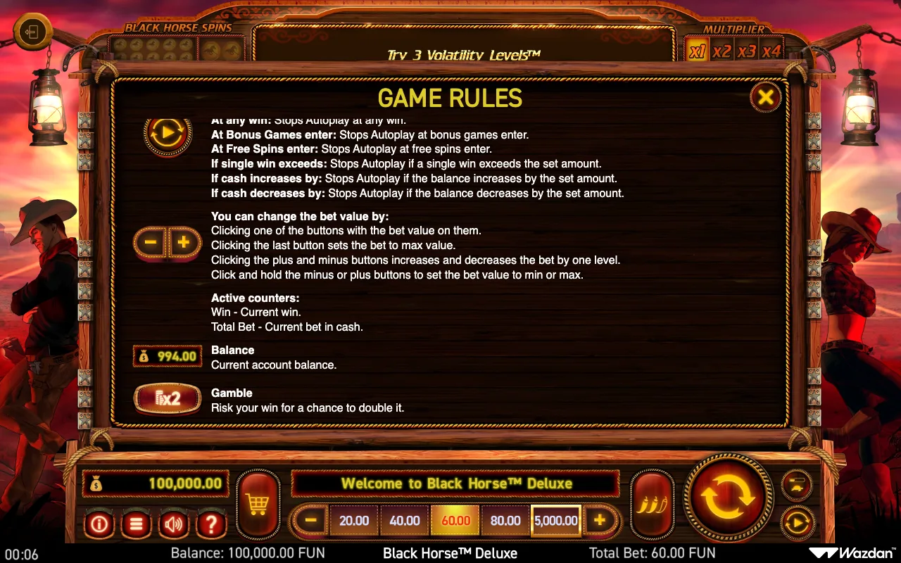 Game rules, page 10 — Black Horse Deluxe