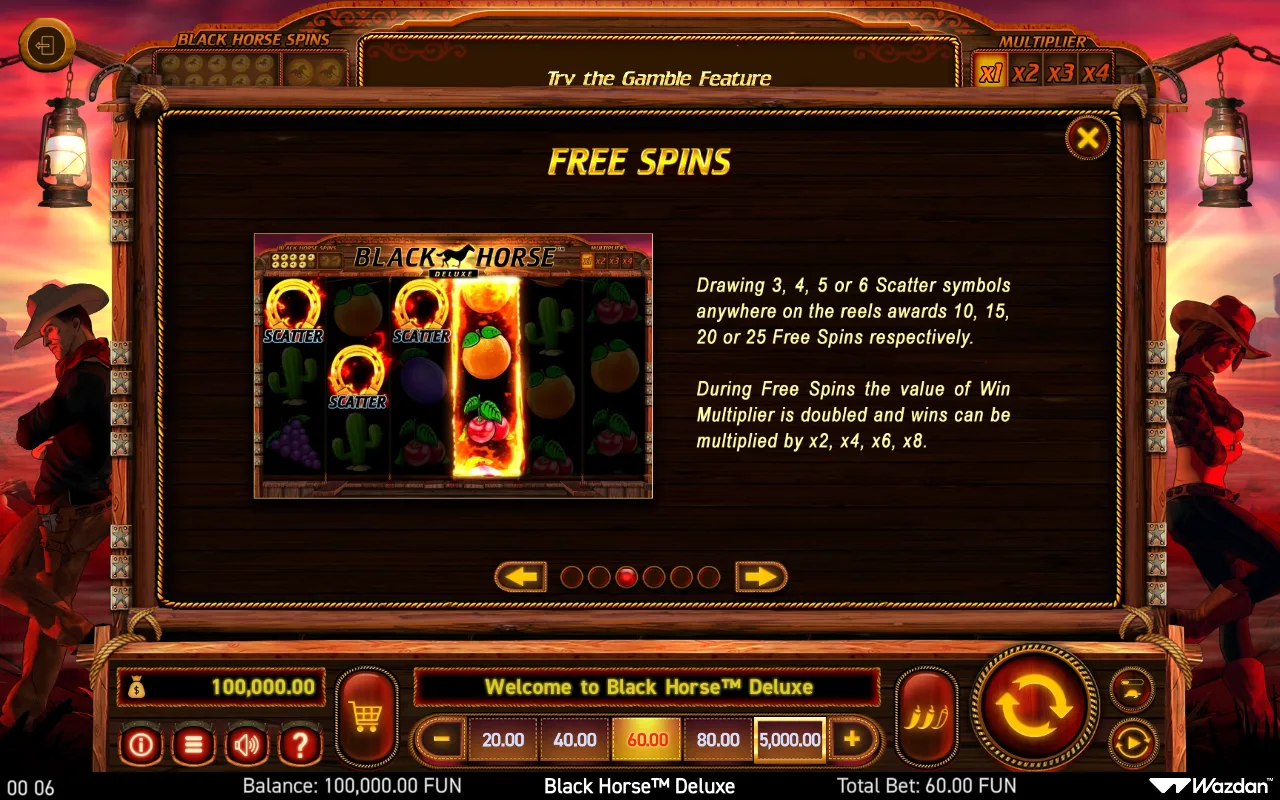 Game rules, page 3 — Black Horse Deluxe