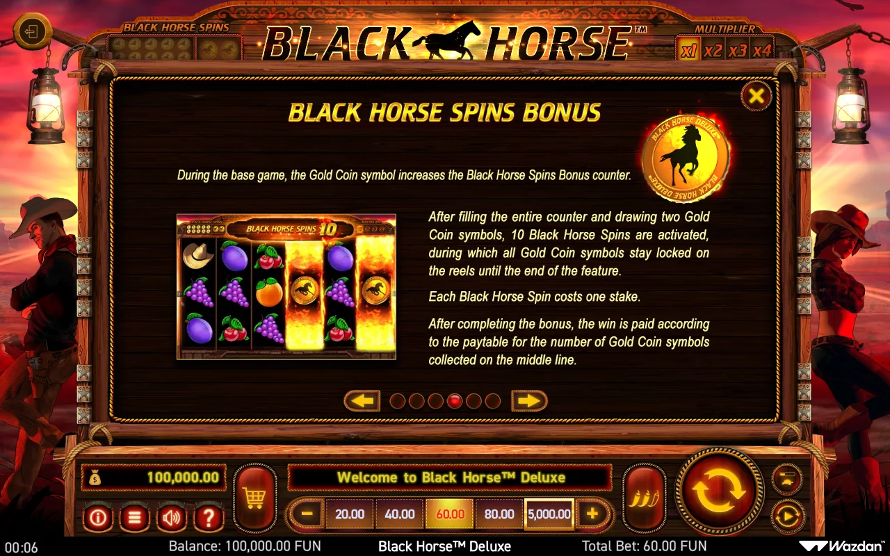 Game rules, page 4 — Black Horse Deluxe