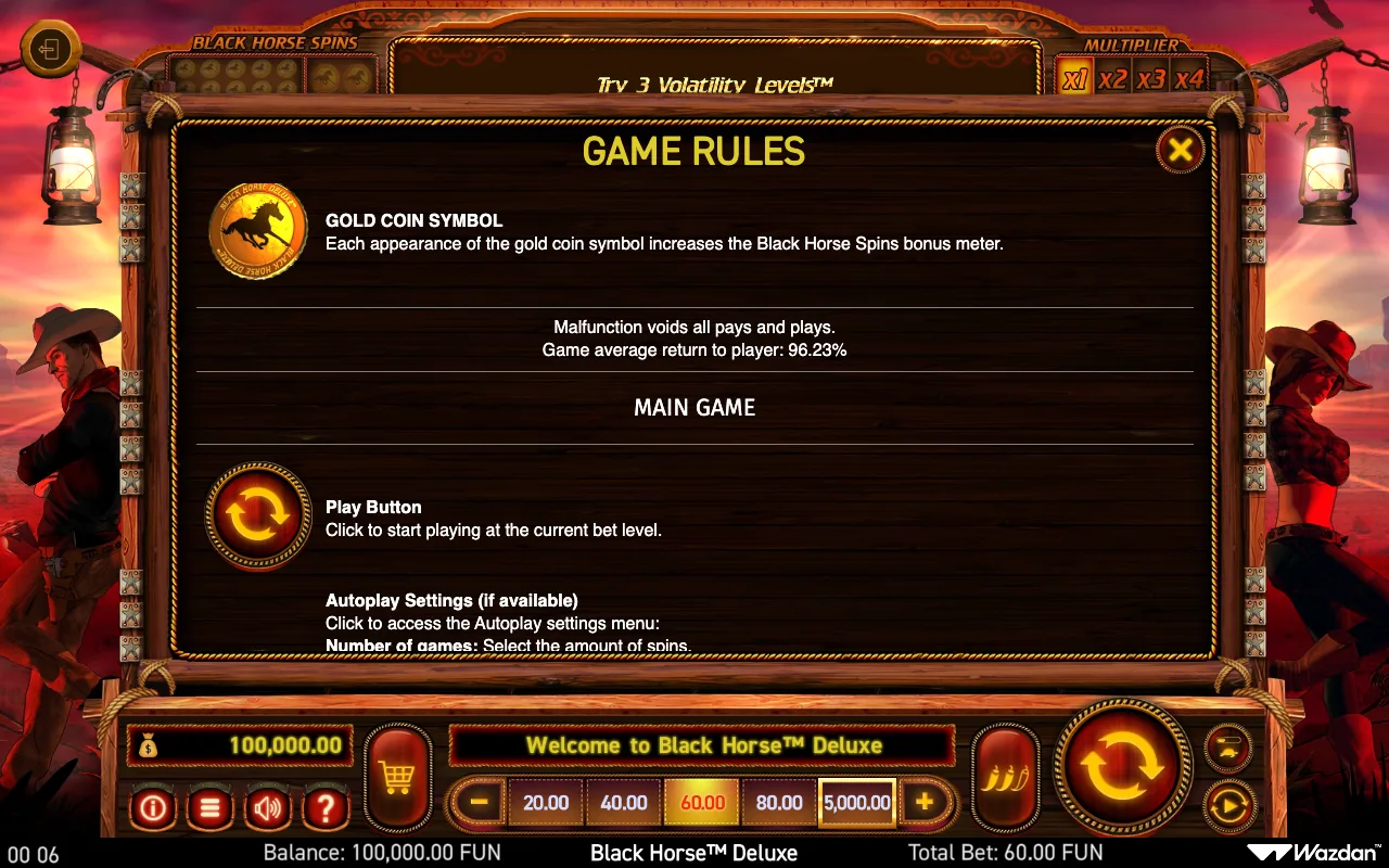Game rules, page 9 — Black Horse Deluxe