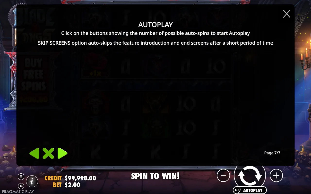 Autoplay — Blade & Fangs