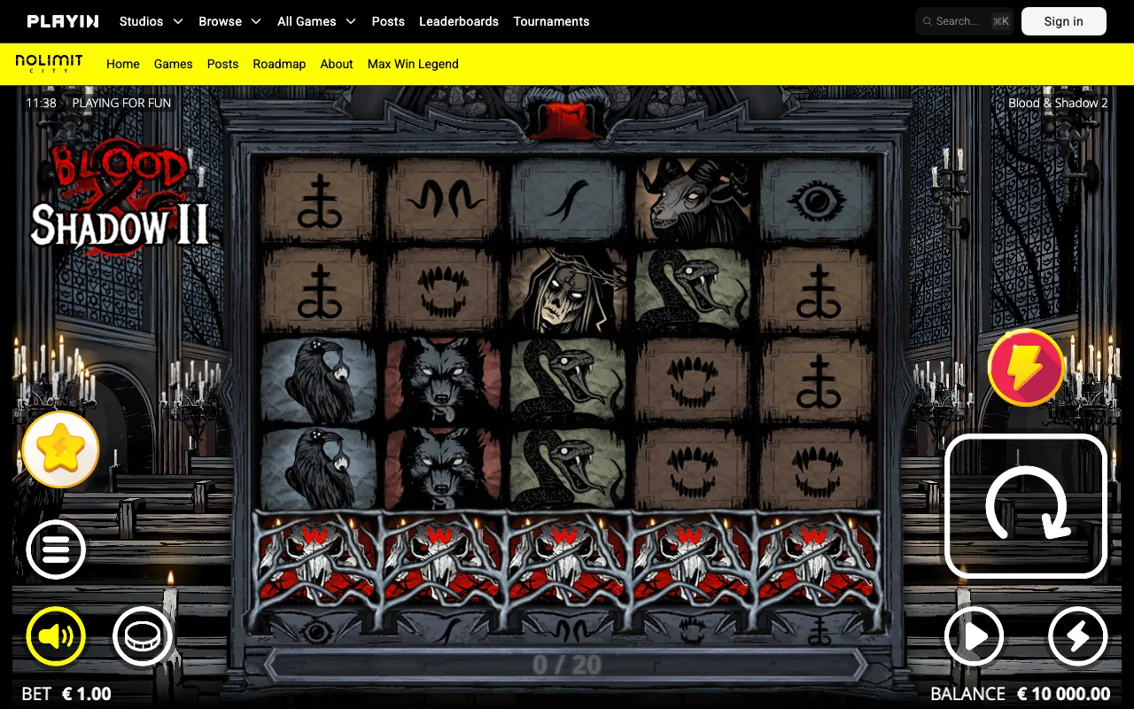 The base game — Blood & Shadow 2