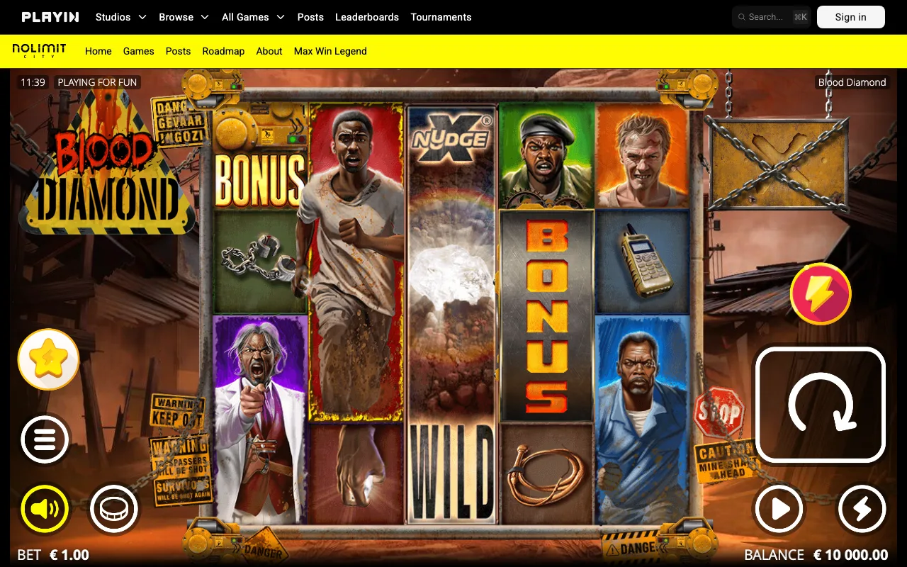 The base game — Blood Diamond