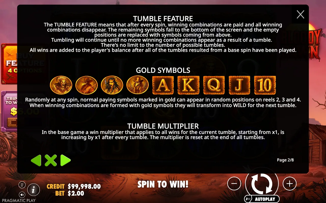 Tumble feature — Bloody Dawn