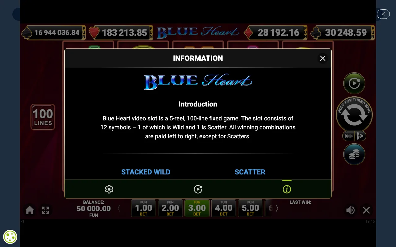 Game rules, page 1 — Blue Heart