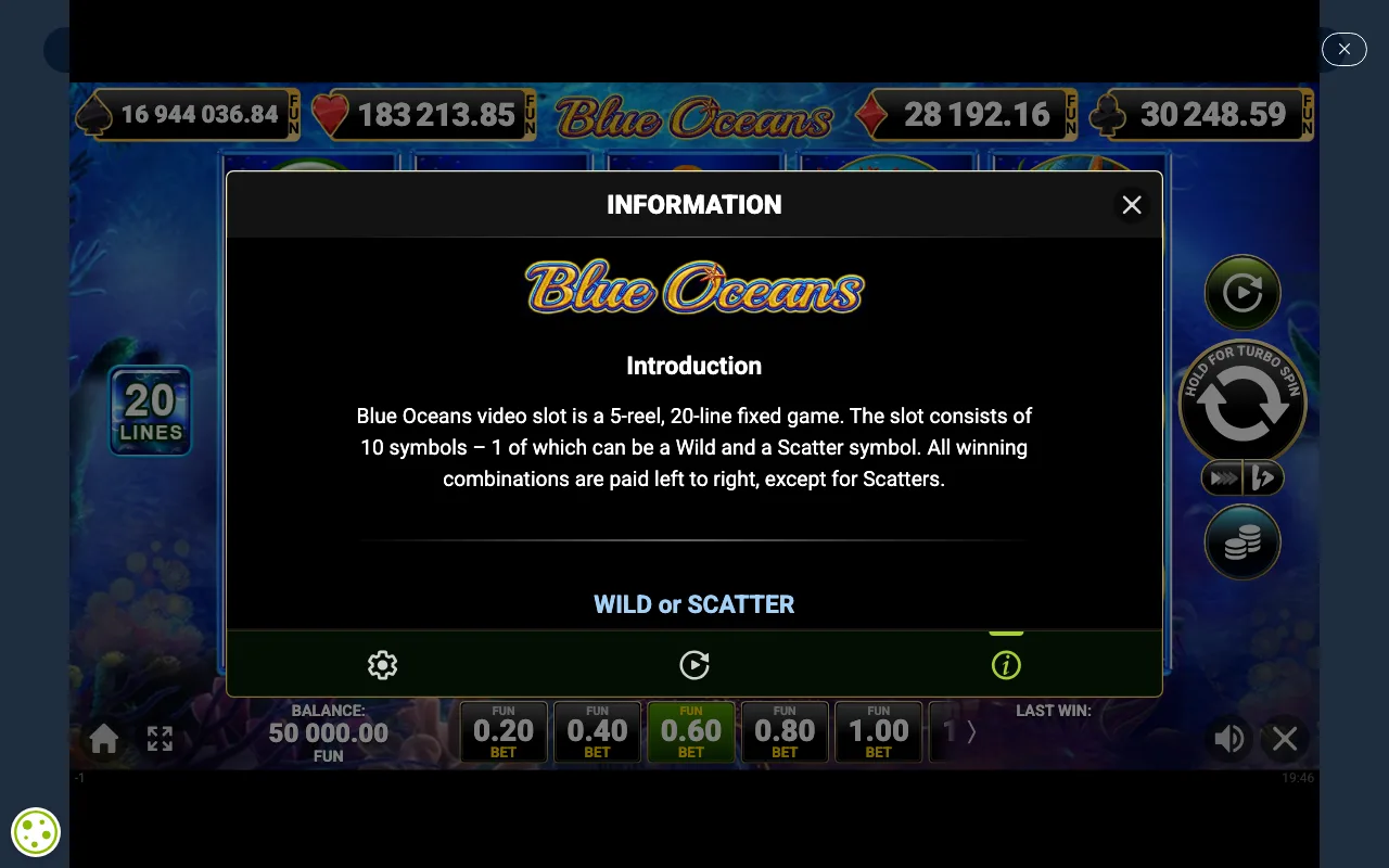 Game rules, page 1 — Blue Oceans