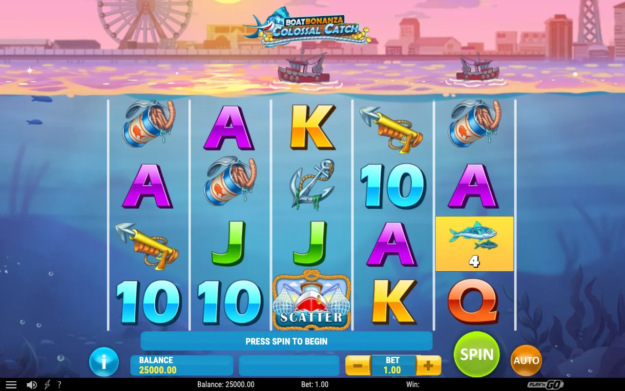 The base game — Boat Bonanza Colossal Catch