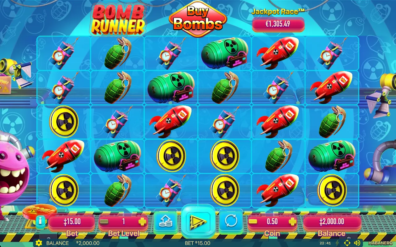 The base game — Bomb Runner