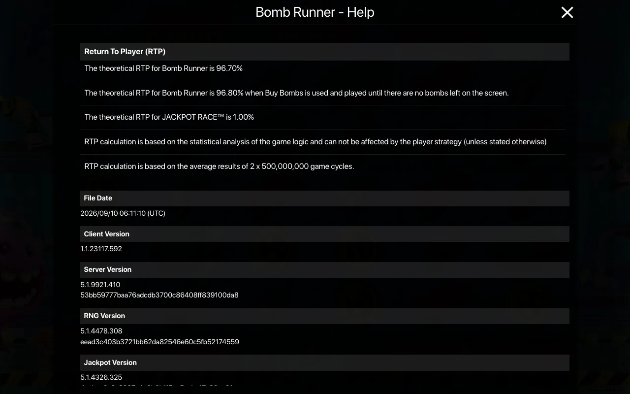 Game rules, page 2 — Bomb Runner