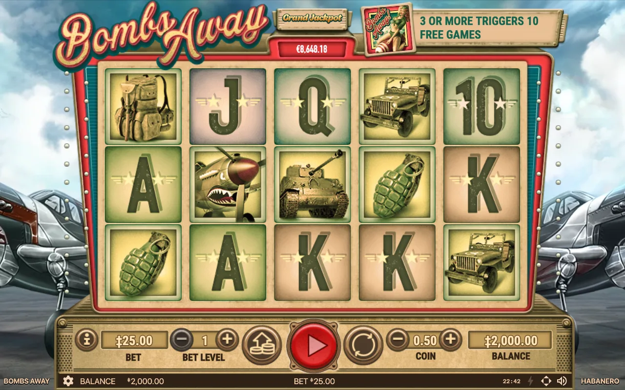 The base game — Bombs Away