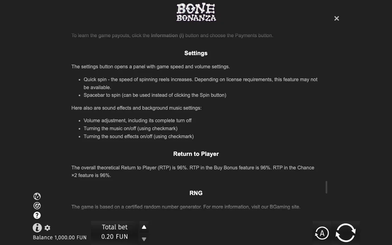 Game rules, page 10 — Bone Bonanza