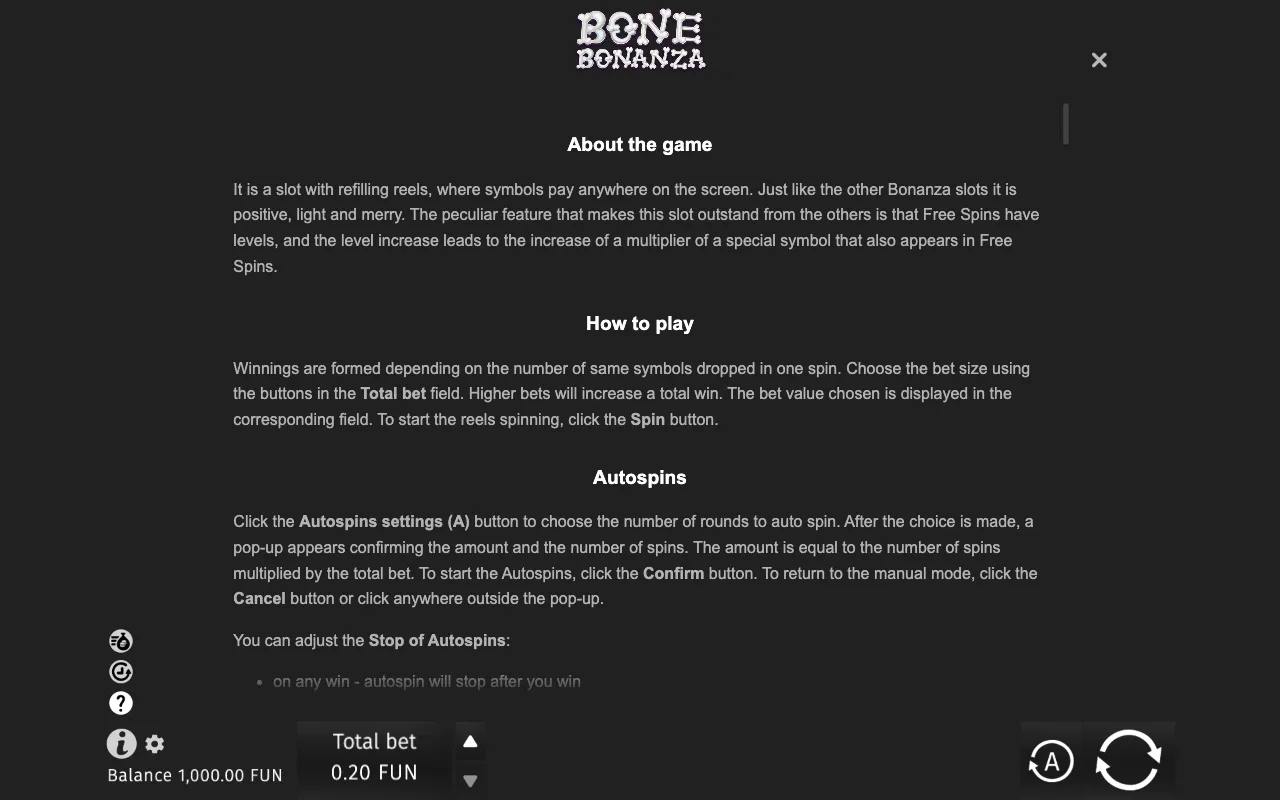 Game rules, page 6 — Bone Bonanza