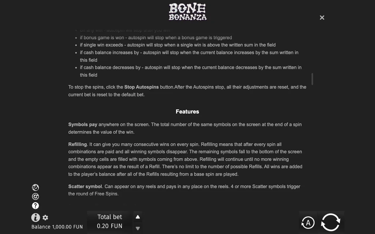 Game rules, page 7 — Bone Bonanza