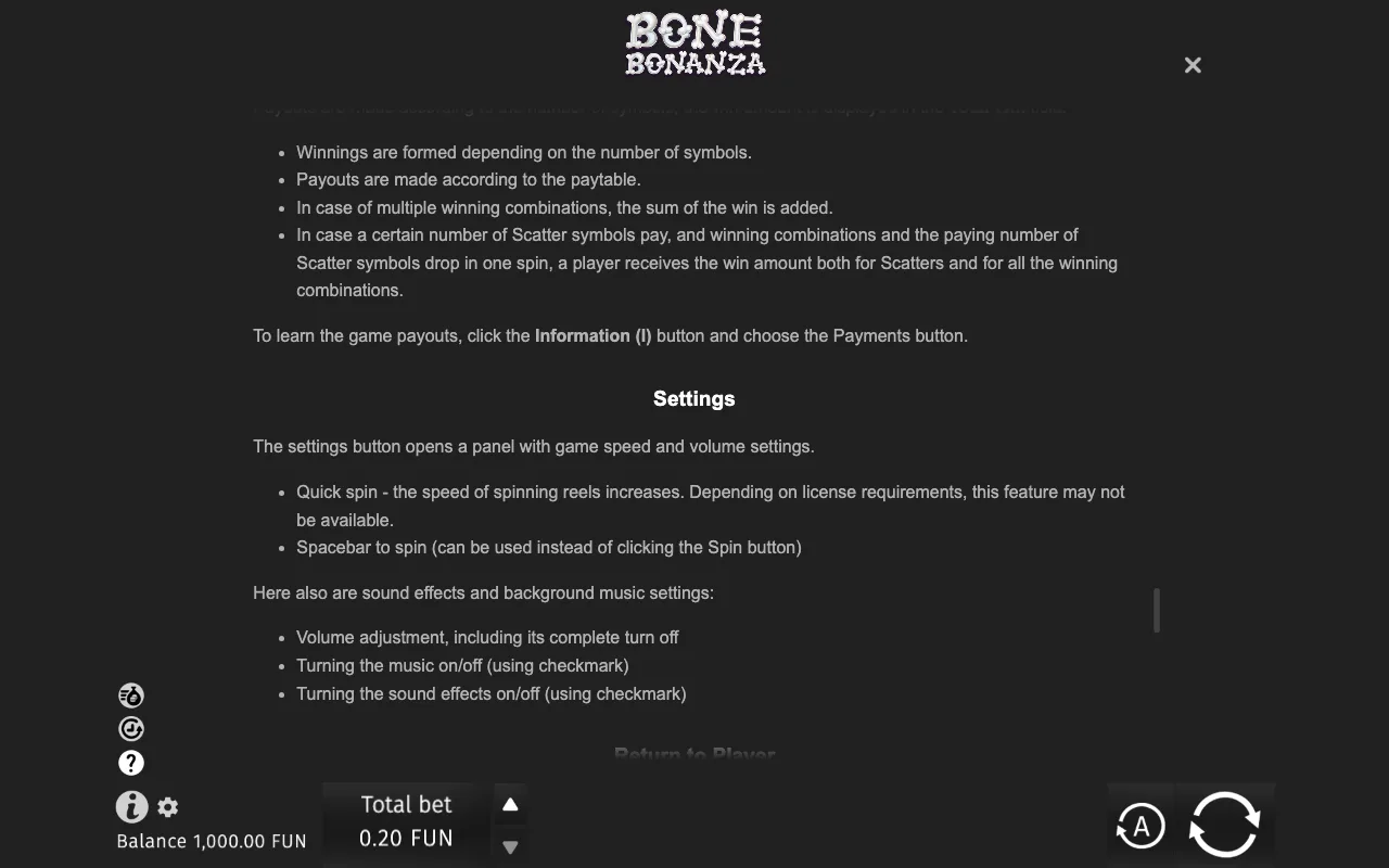 Game rules, page 9 — Bone Bonanza