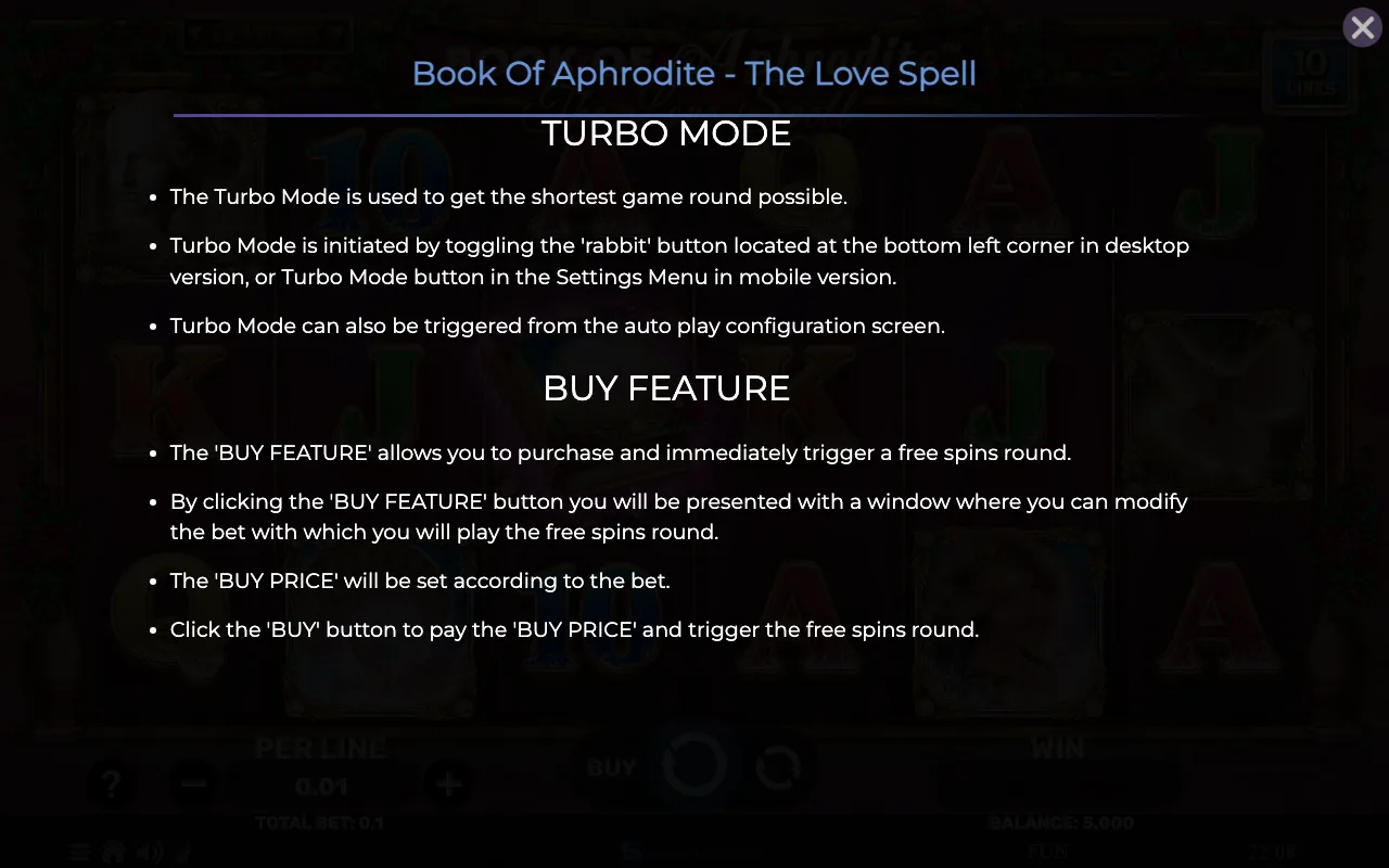 Game rules, page 7 — Book of Aphrodite The Lovespell