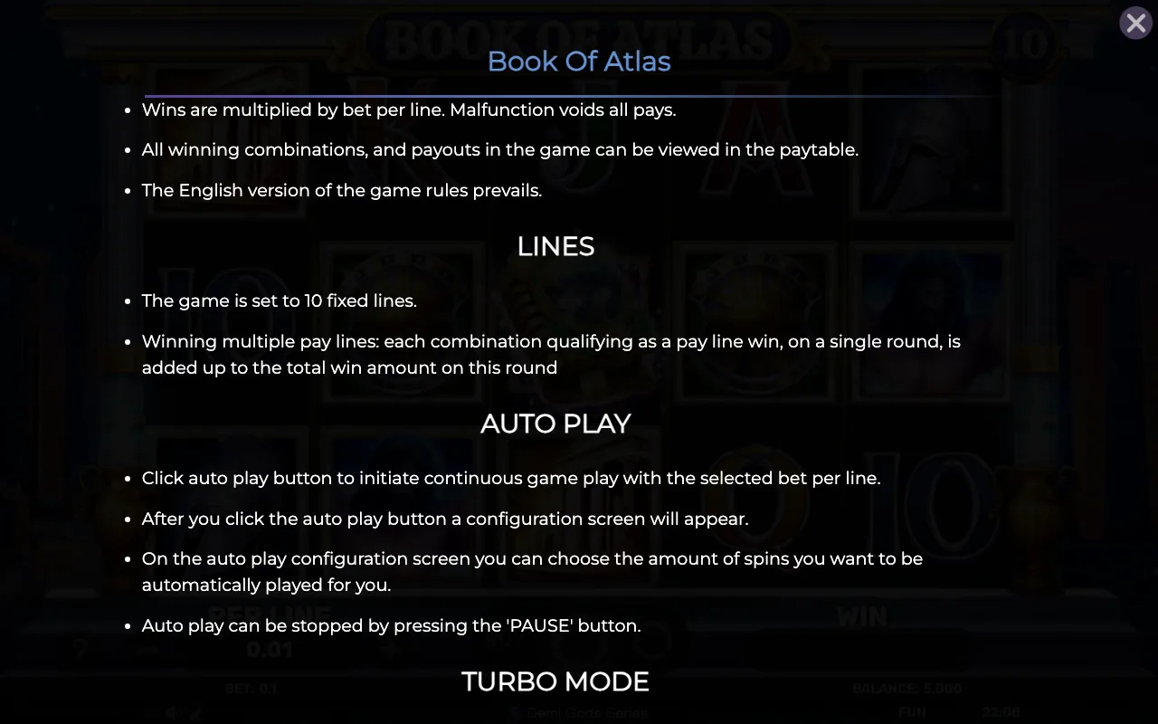Lines — Book of Atlas