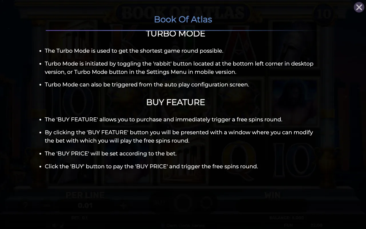 Game rules, page 8 — Book of Atlas