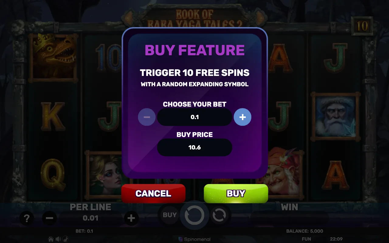 Buying the feature — Book of Baba Yaga Tales 2