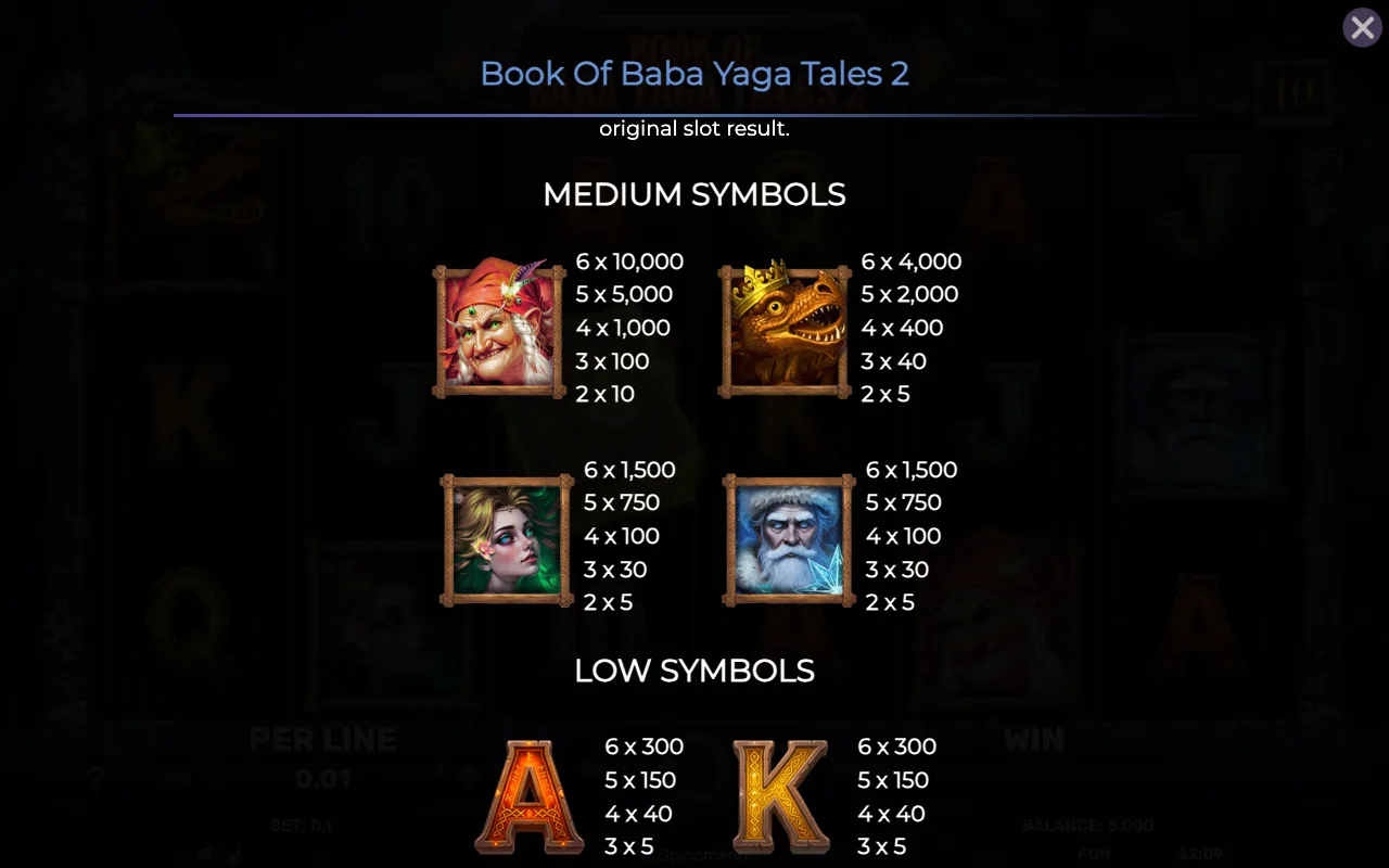 Medium symbols — Book of Baba Yaga Tales 2