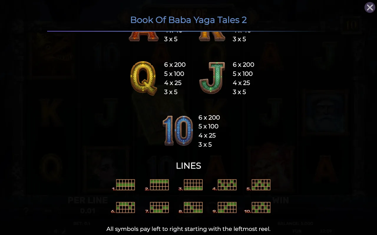 Game rules, page 4 — Book of Baba Yaga Tales 2