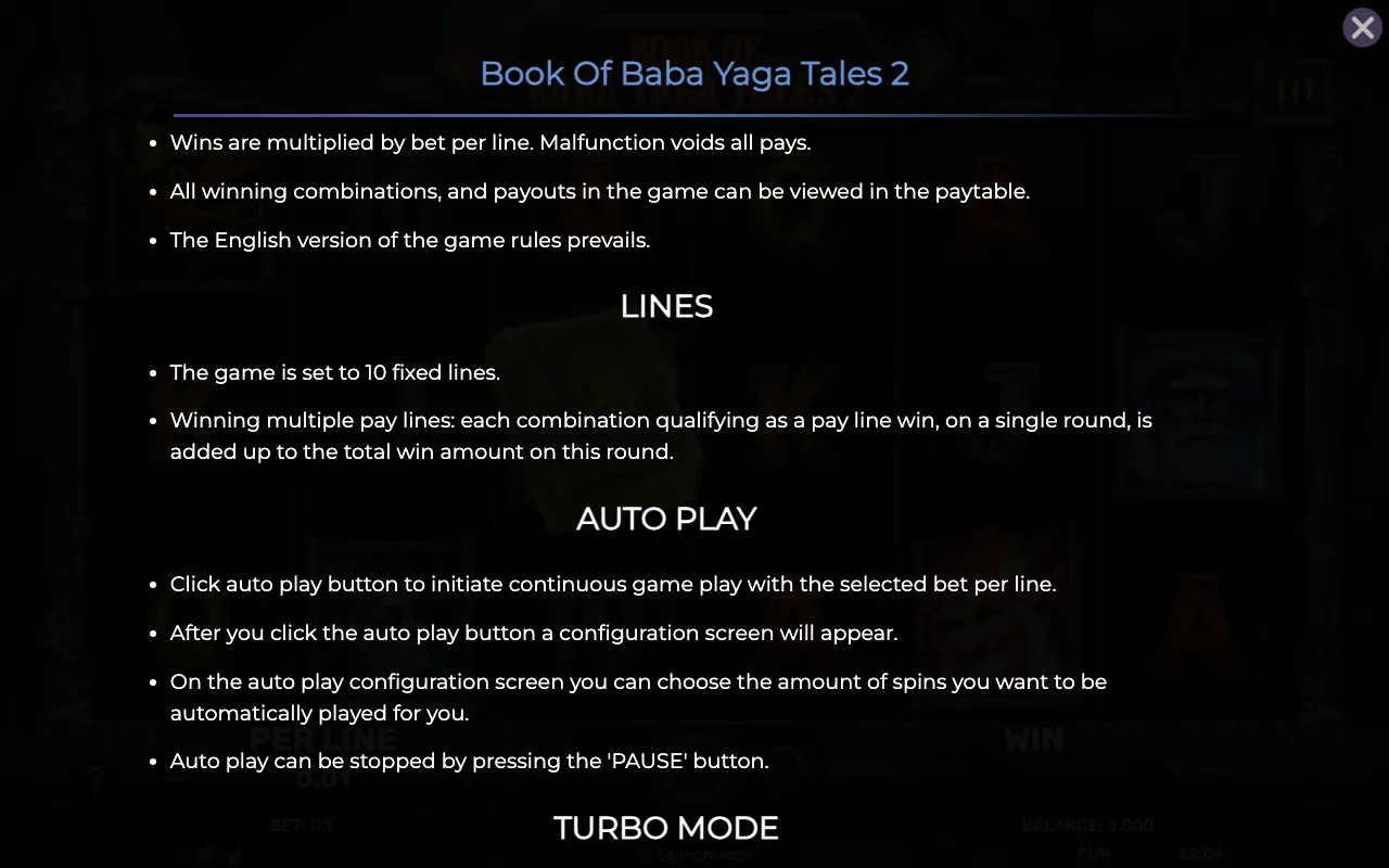 Lines — Book of Baba Yaga Tales 2