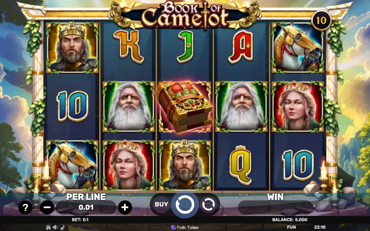 The base game — Book of Camelot