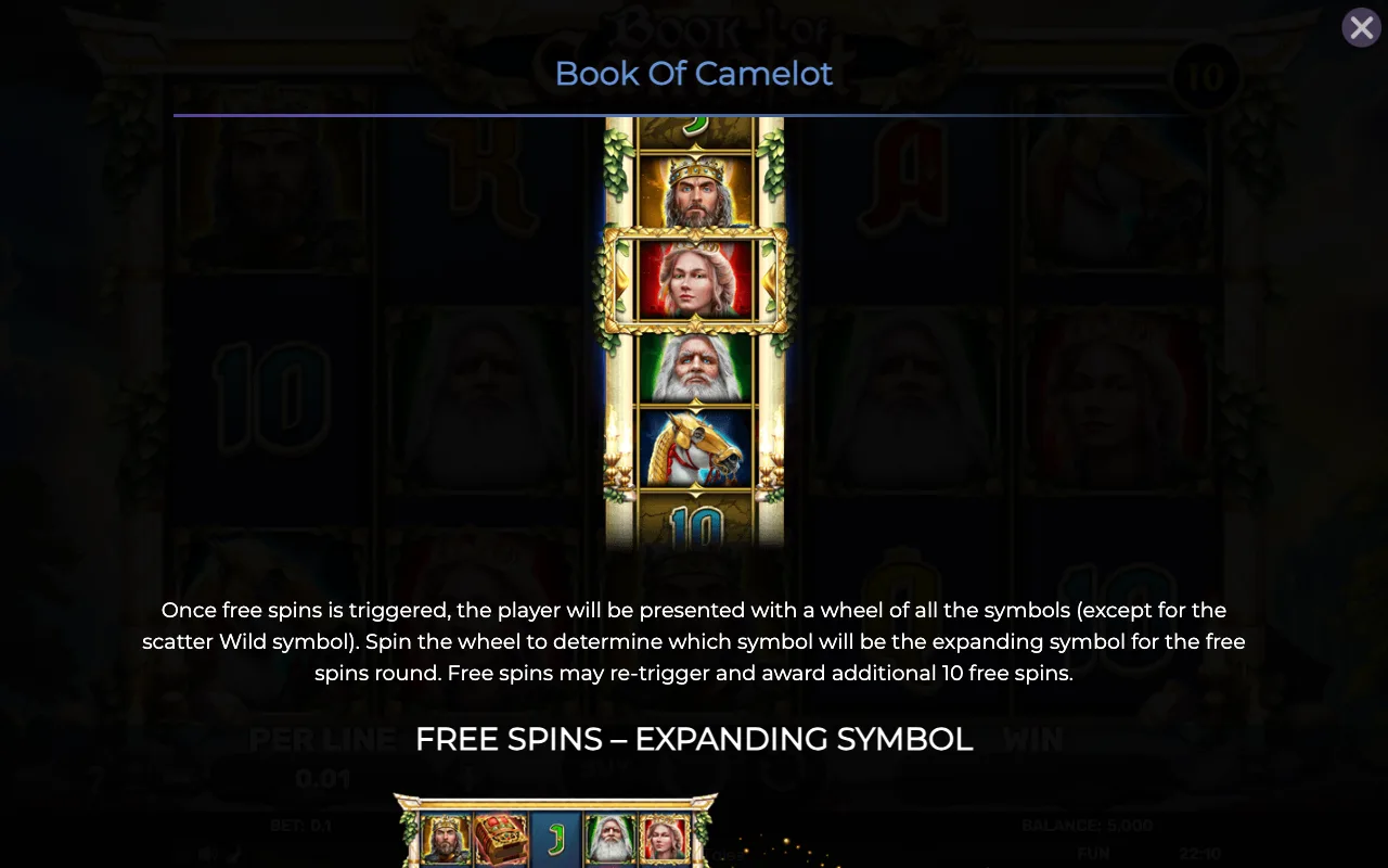 Game rules, page 2 — Book of Camelot