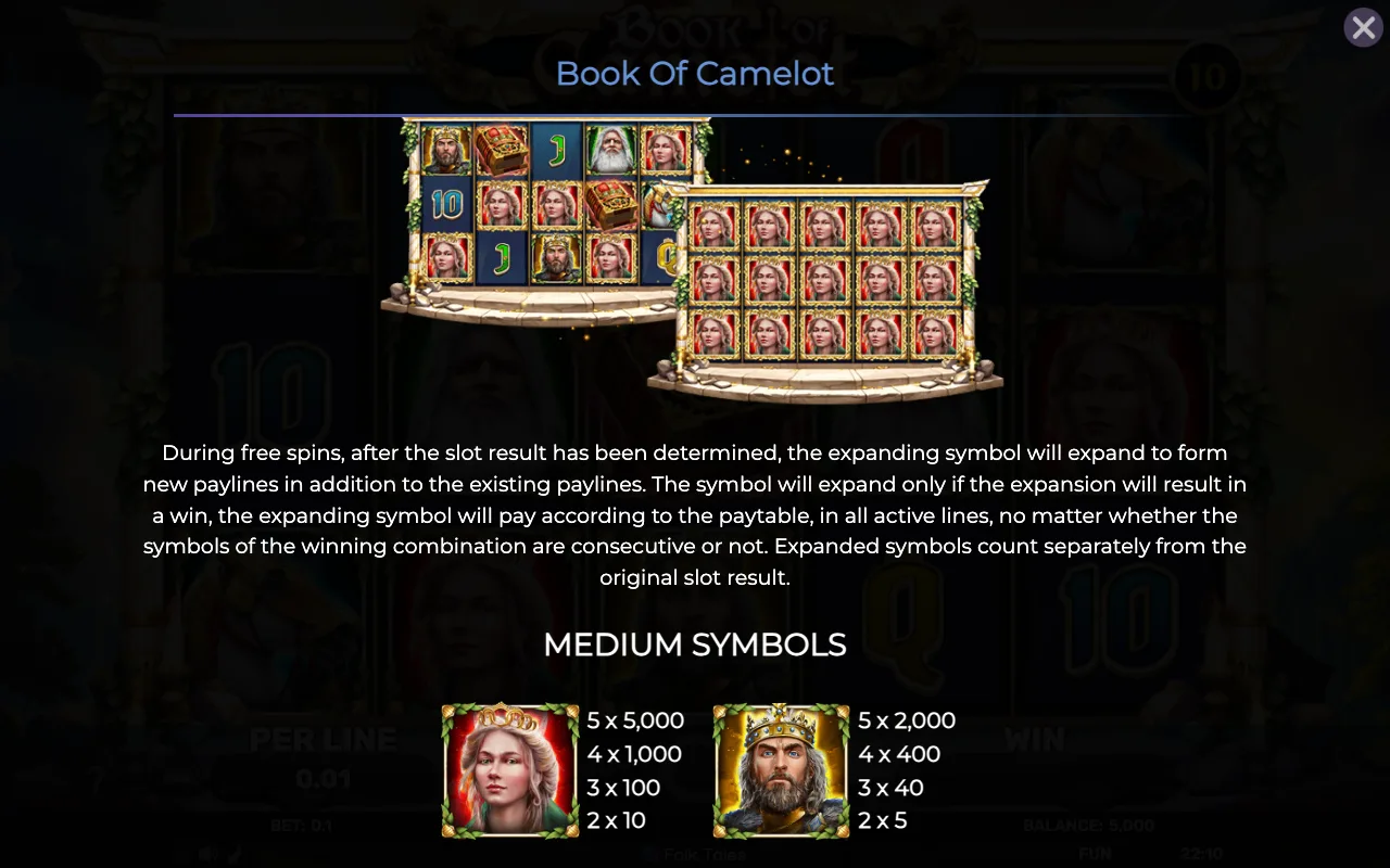 Game rules, page 3 — Book of Camelot