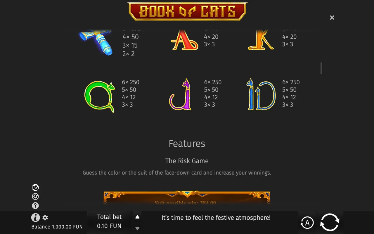 Game rules, page 2 — Book of Cats