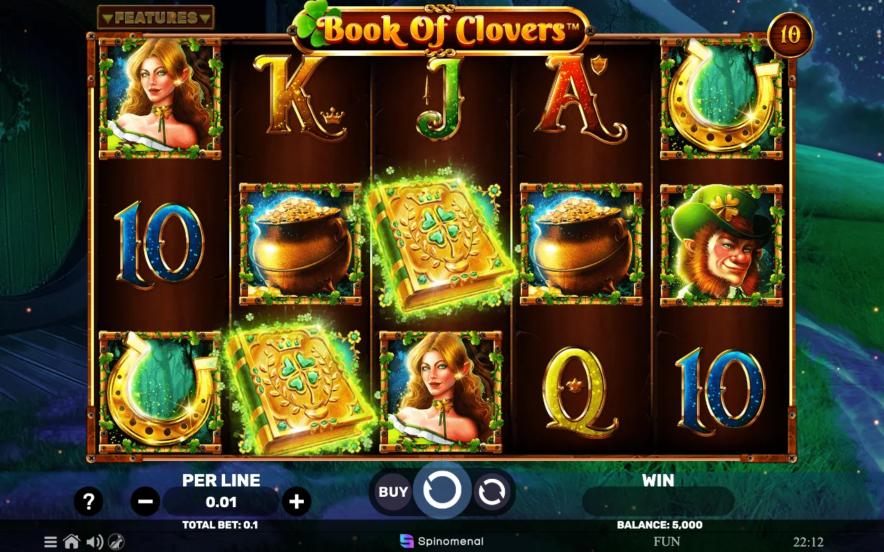 The base game — Book of Clovers