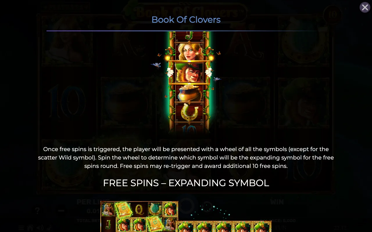 Game rules, page 2 — Book of Clovers