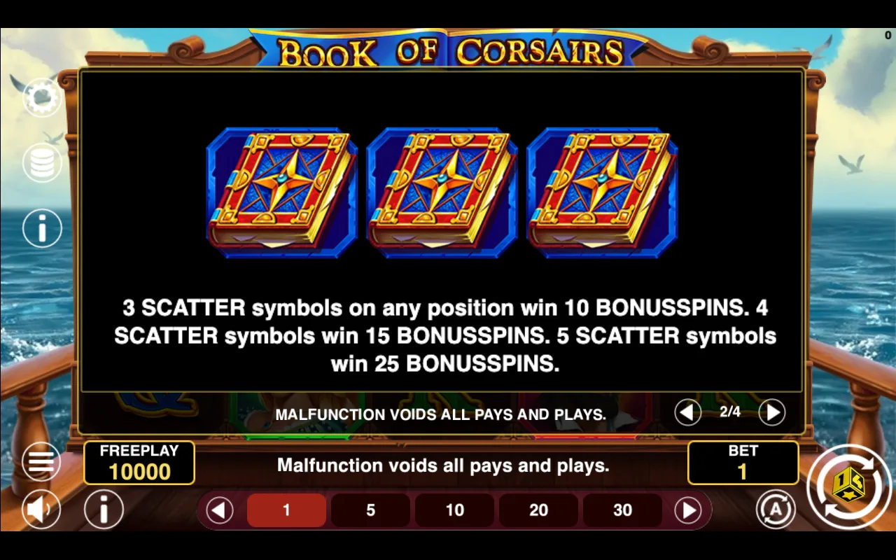 Game rules, page 2 — Book of Corsairs