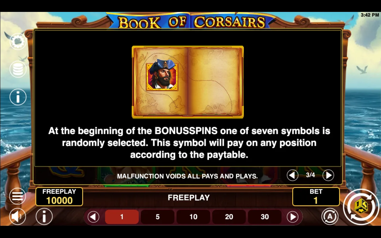 Game rules, page 3 — Book of Corsairs