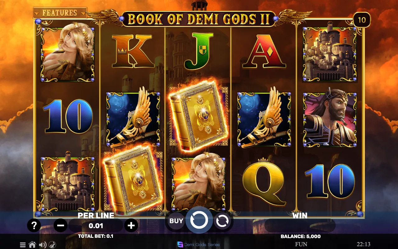 The base game — Book of Demi Gods 2