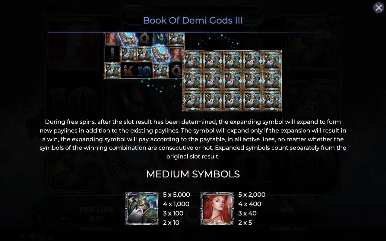Game rules, page 3 — Book of Demi Gods 3