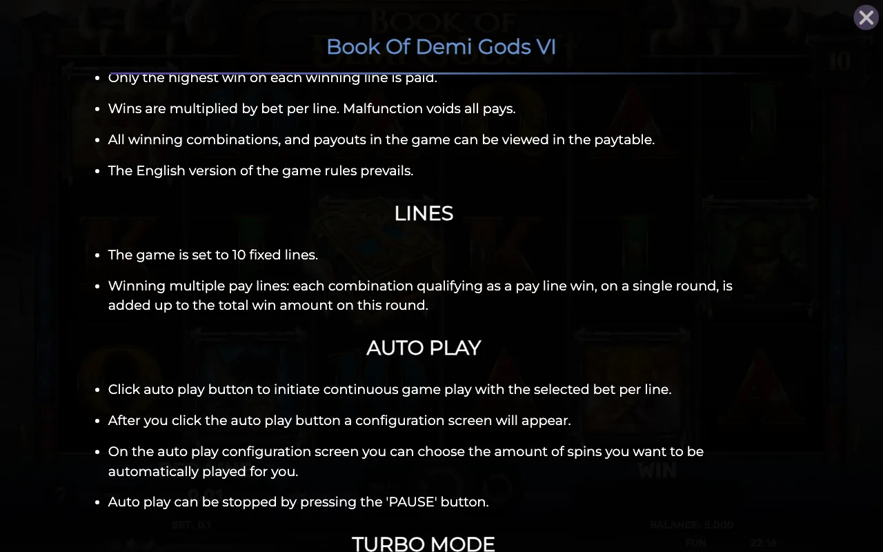 Lines — Book of Demi Gods vi