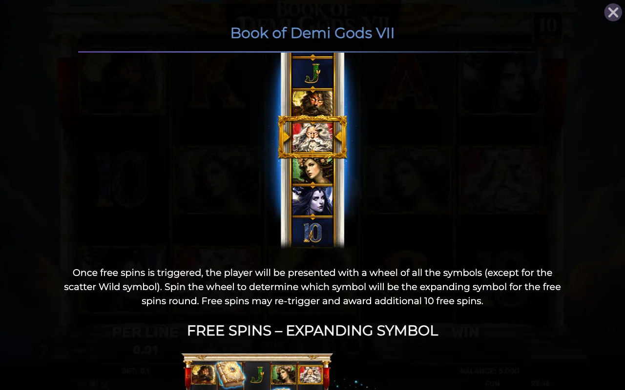 Game rules, page 2 — Book of Demi Gods Vii