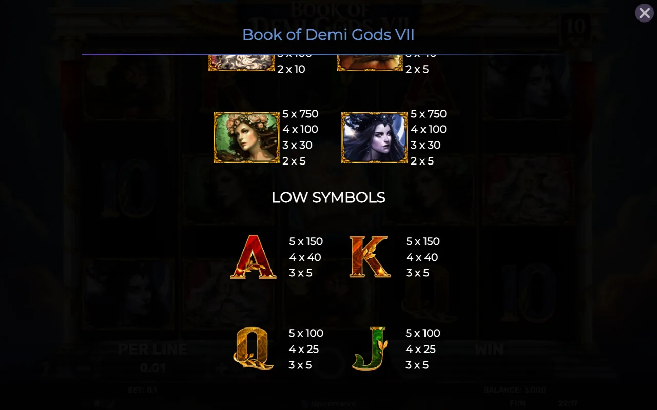 Game rules, page 4 — Book of Demi Gods Vii