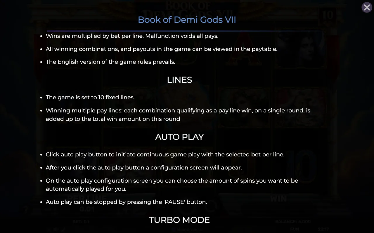 Lines — Book of Demi Gods Vii