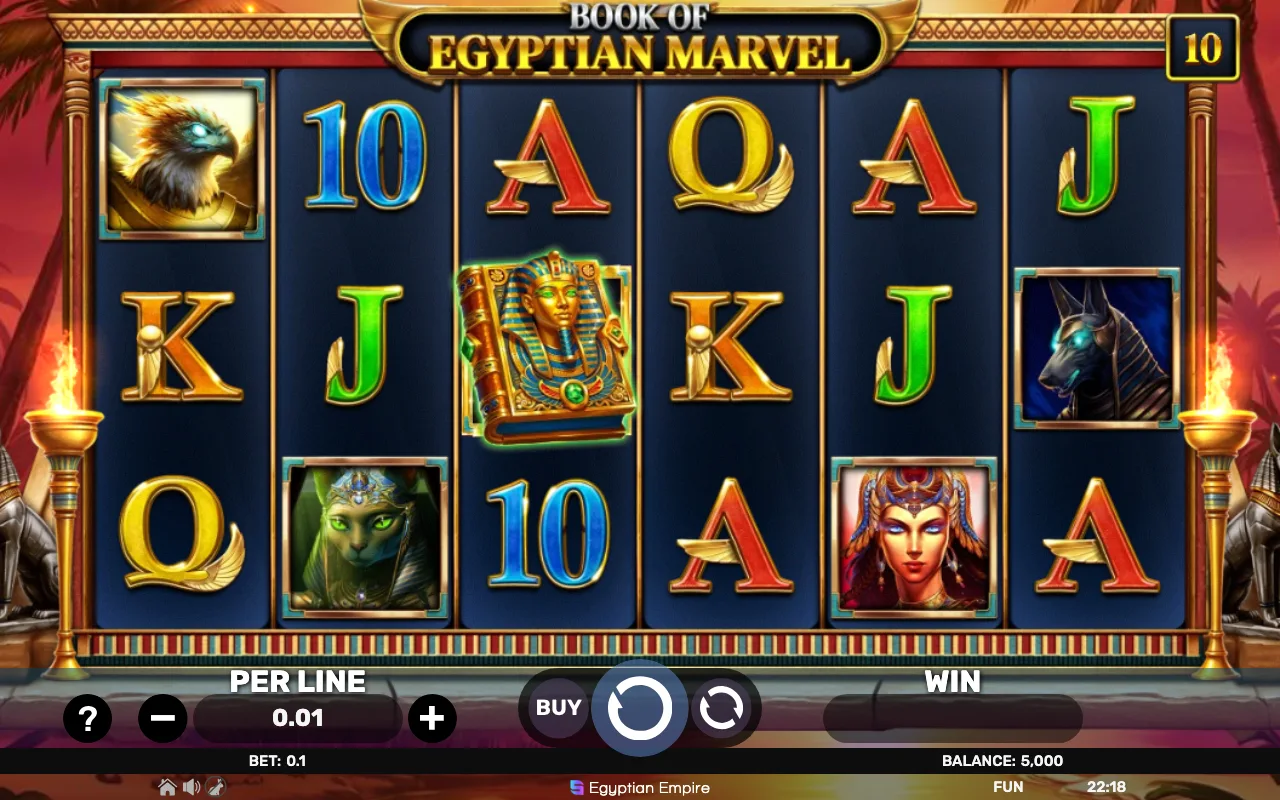The base game — Book of Egyptian Marvel