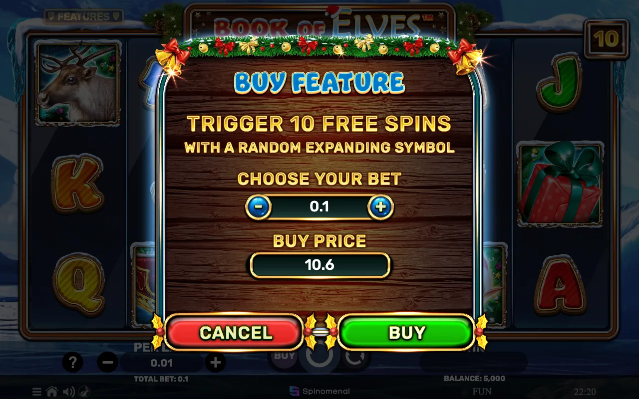 Buying the feature — Book of Elves