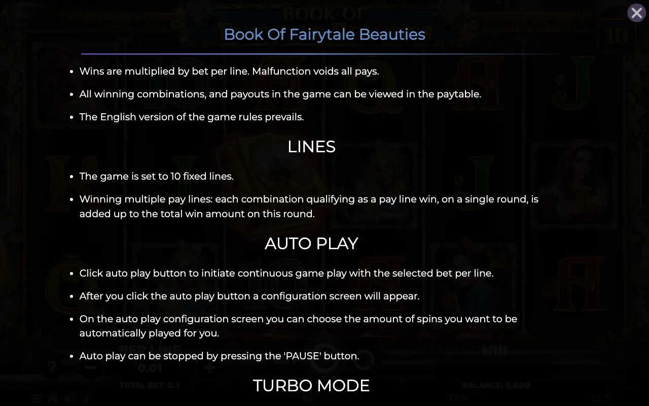 Lines — Book of Fairytale Beauties